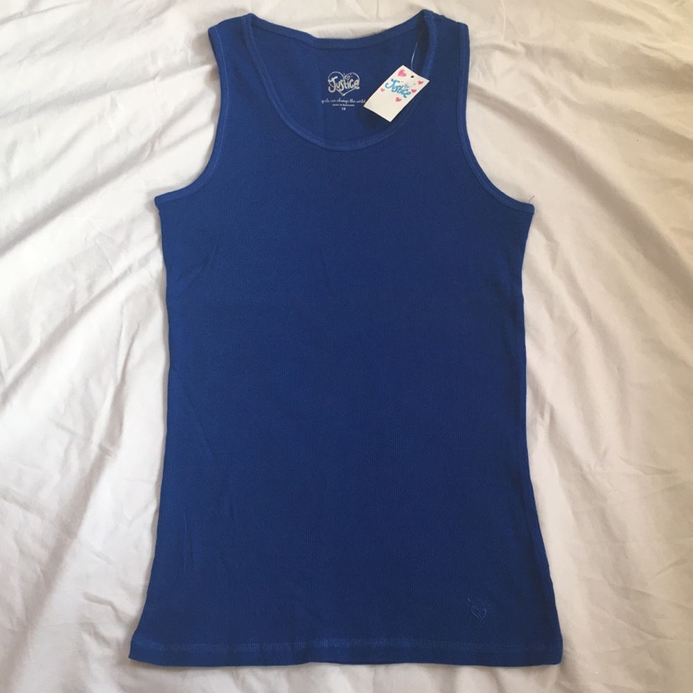 NWT Girls Justice Tank Top